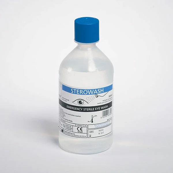 Sterowash Eyewash and Wound Wash 500ml Bottle