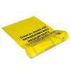 Yellow Medium-Duty Clinical Waste Bags | Disposable Refuse Sacks